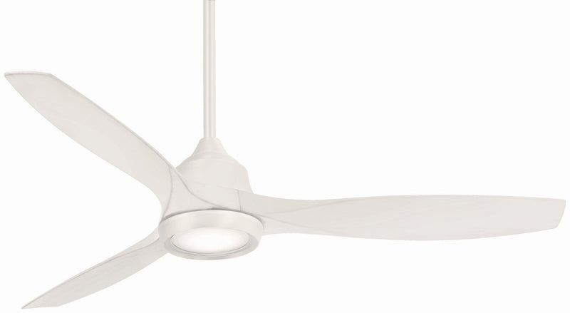 Skyhawk 60" LED Ceiling Fan in Flat White