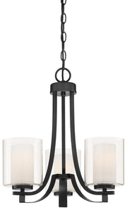 Parsons Studio 3-Light Chandelier in Sand Coal