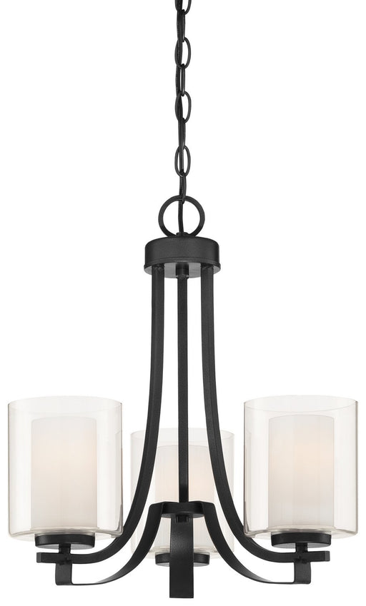 Parsons Studio 3-Light Chandelier in Sand Coal