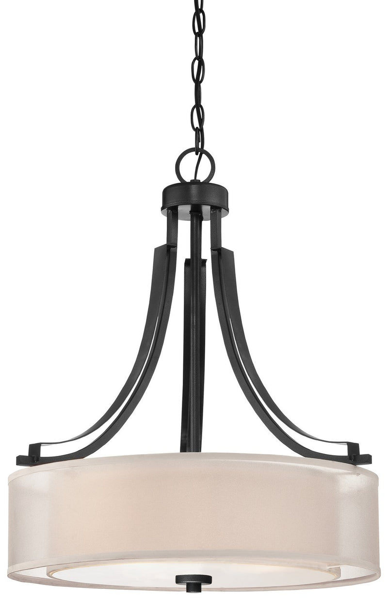 Parsons Studio 3-Light Pendant in Sand Coal