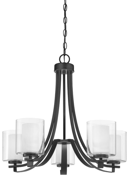 Parsons Studio 5-Light Chandelier in Sand Coal