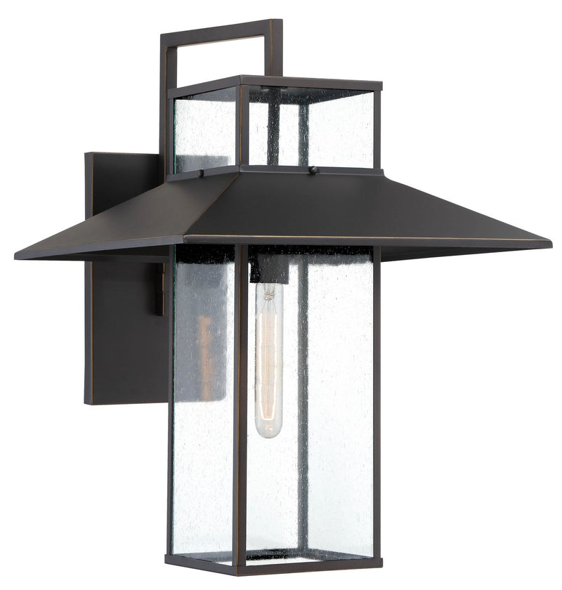 Danforth Park Large Outdoor Wall Lantern in Oil Rubbed Bronze w/Goals Highlights