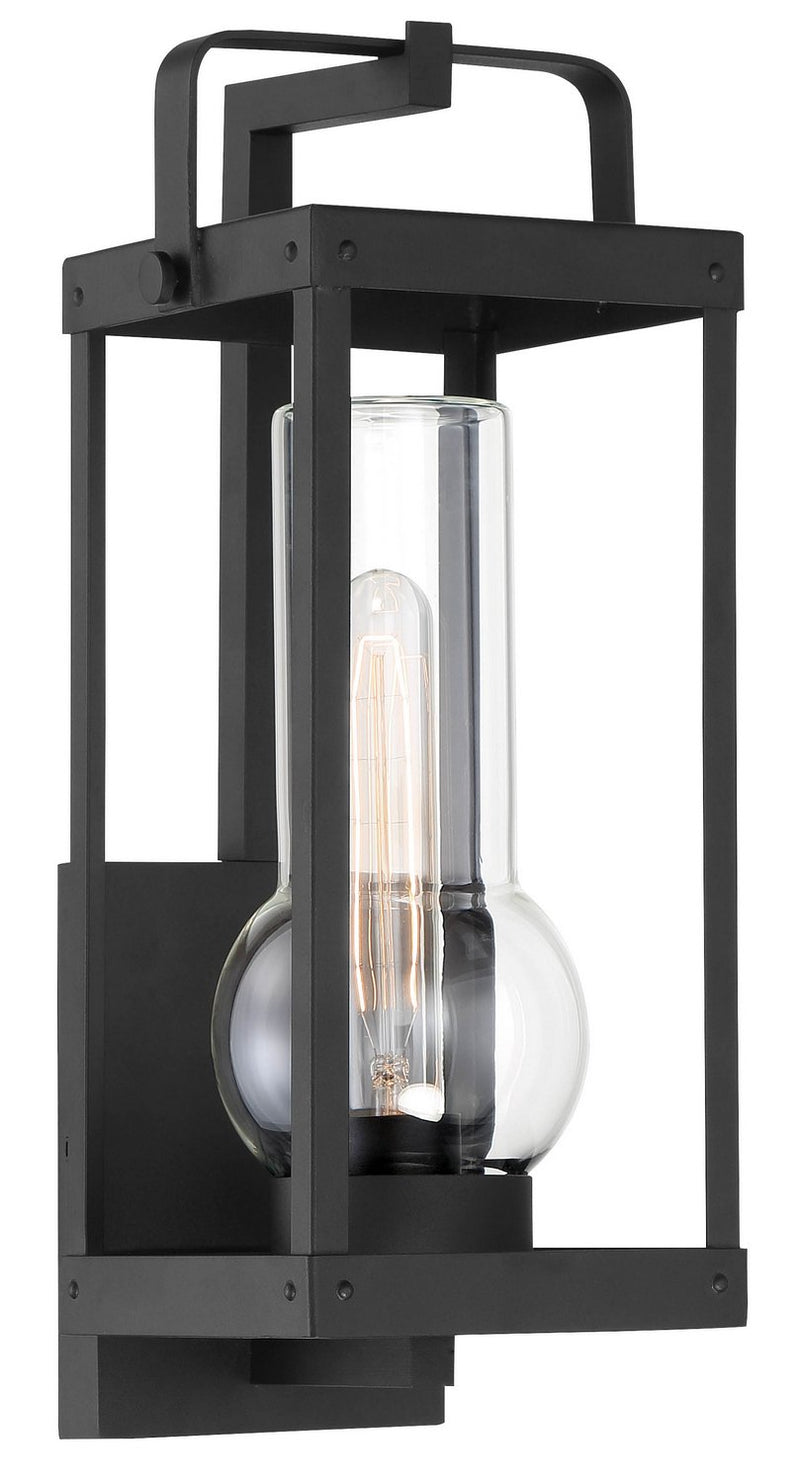 Sullivans Landing Medium Outdoor Wall Lantern in Sand Coal