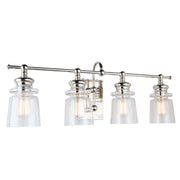Castara 4-Light Bath Vanity Light in Polished Nickel
