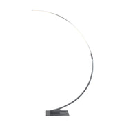 Cortina LED Arc Floor Lamp in Brushed Grey