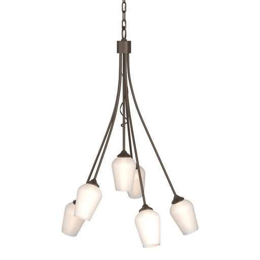 Flora 6-Light 23" Chandelier in Bronze