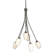Flora 6-Light 23" Chandelier in Dark Smoke