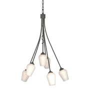 Flora 6-Light 23" Chandelier in Natural Iron