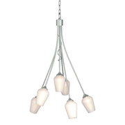 Flora 6-Light 23" Chandelier in Vintage Platinum