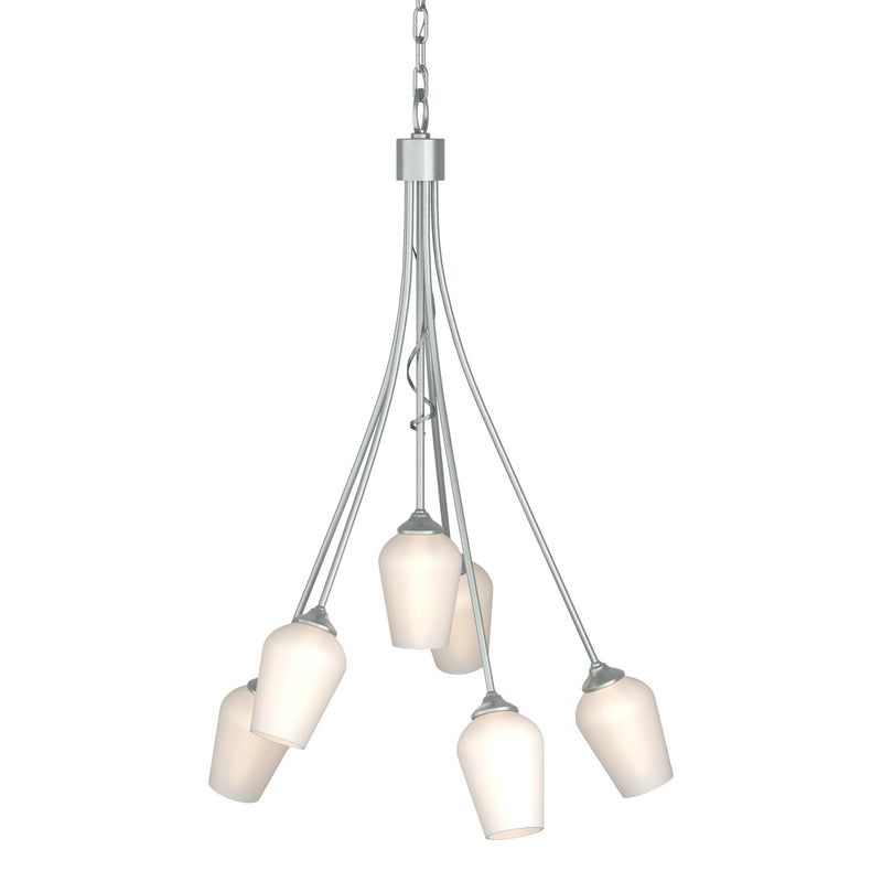 Flora 6-Light 23" Chandelier in Vintage Platinum