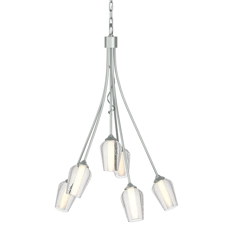 Flora 6-Light 23" Chandelier in Vintage Platinum