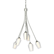 Flora 6-Light 23" Chandelier in Sterling