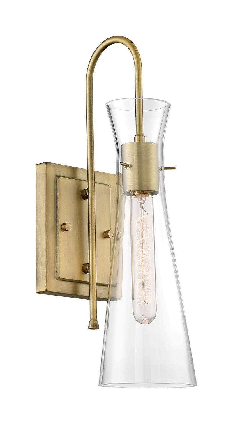 Bahari Wall Sconce in Vintage Brass