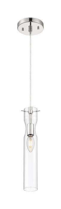60-6866 - Spyglass 1-Light Mini Pendant in Polished Nickel by Nuvo Lighting