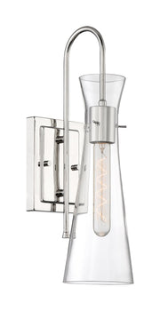 Bahari Wall Sconce in Polished Nickel