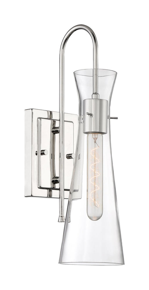 Bahari Wall Sconce in Polished Nickel