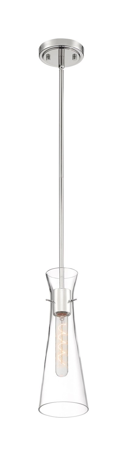 Bahari Mini Pendant in Polished Nickel
