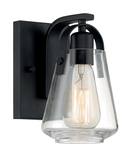 Skybridge Bath Sconce in Matte Black