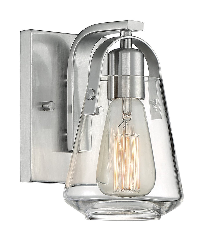 Skybridge Bath Sconce in Brushed Nickel