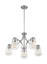 Skybridge 5-Light Chandelier in Brushed Nickel