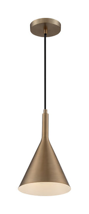 Lightcap Mini Pendant in Burnished Brass