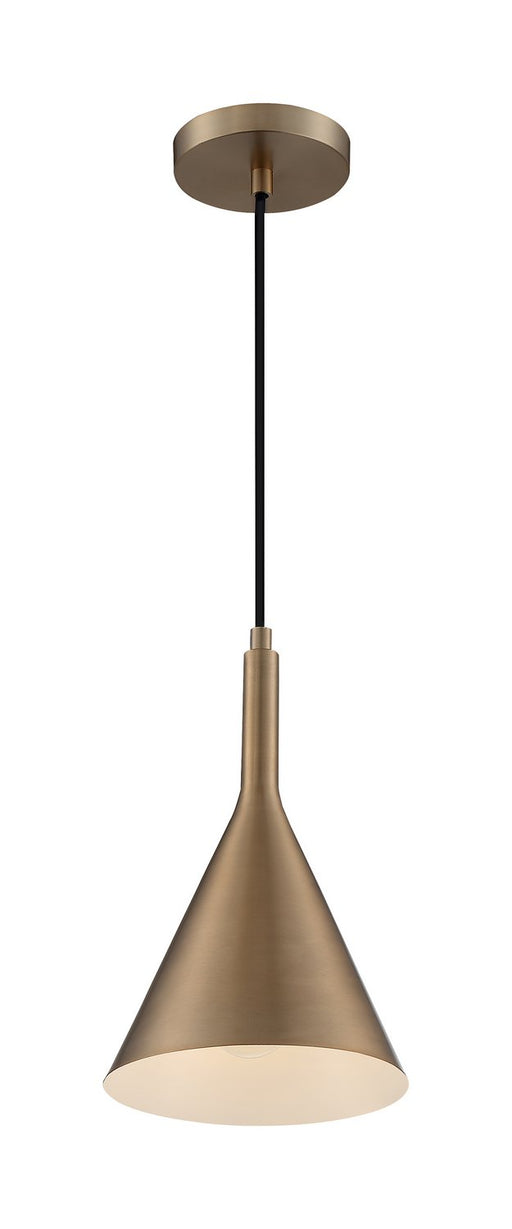 Lightcap Mini Pendant in Burnished Brass