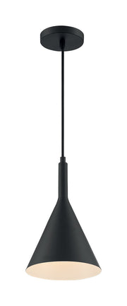 Lightcap Mini Pendant in Matte Black