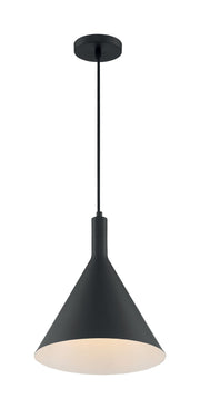Lightcap 12" Pendant in Matte Black