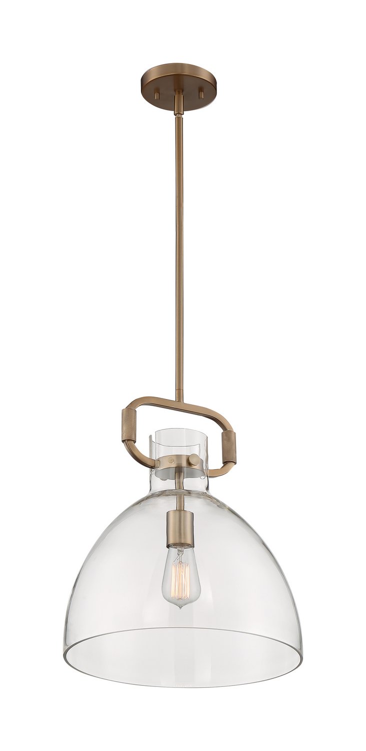 Teresa 14" Pendant in Burnished Brass
