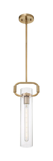 Teresa Mini Pendant in Burnished Brass