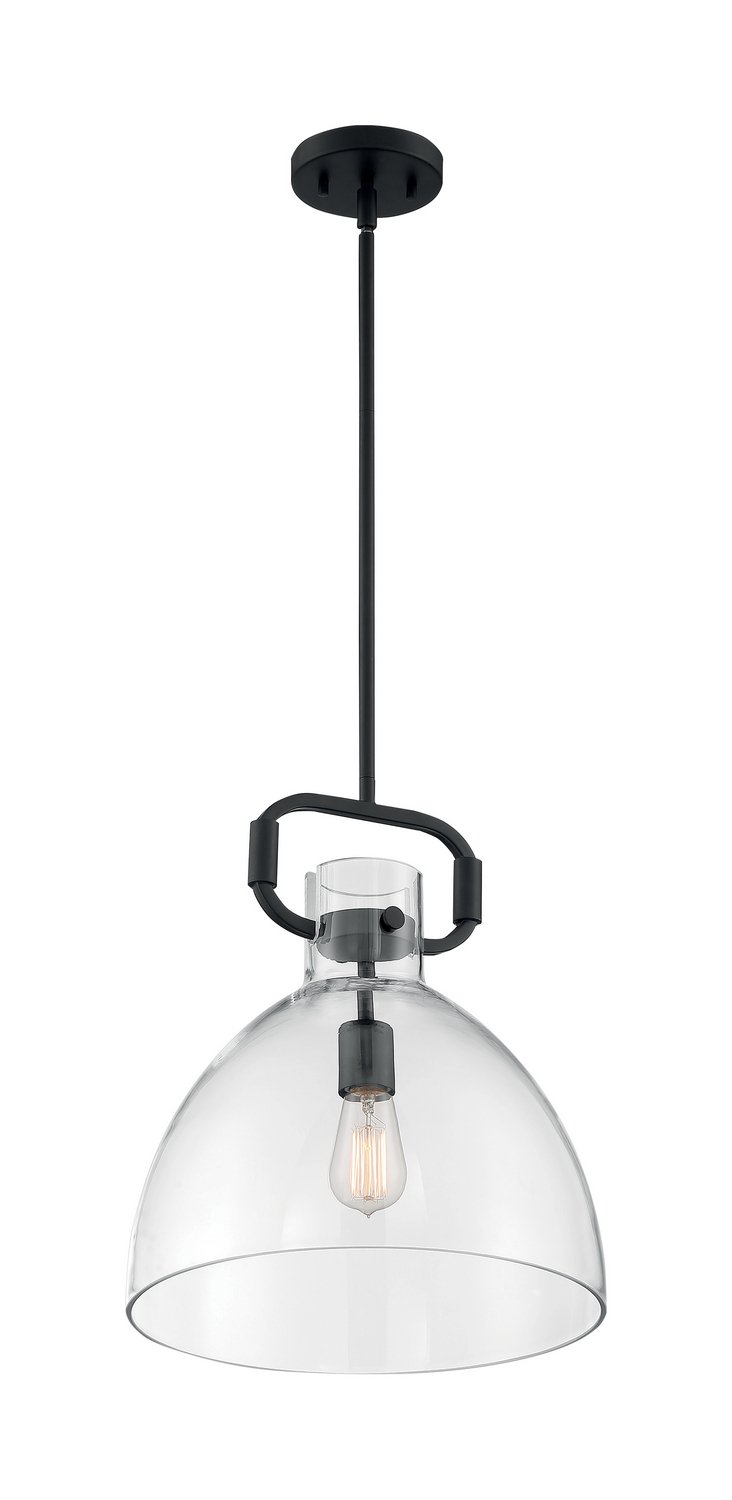 Teresa 14" Pendant in Matte Black