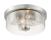 Sommerset 2-Light Flush Mount in Brushed Nickel