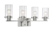 Sommerset 4-Light Bath Vanity Light in Brushed Nickel