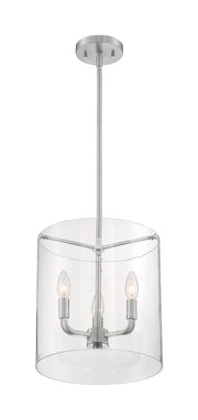 Sommerset 3-Light Pendant in Brushed Nickel