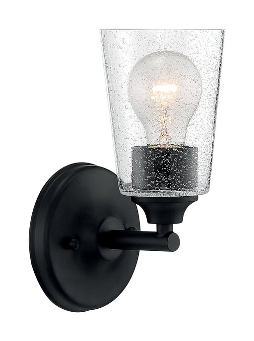 Bransel Bath Sconce in Matte Black
