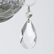 Traditional Crystal 1 Light 5" Sconce in Polished Chrome