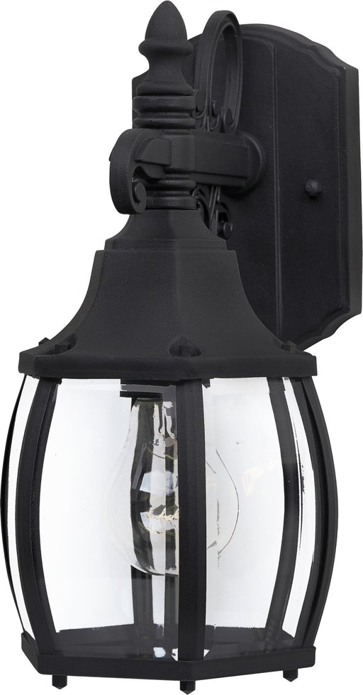 Crown Hill 1 Light 11.75" Outdoor Wall Lantern in Black