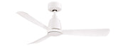 Kute 44" Ceiling Fan in Matte White