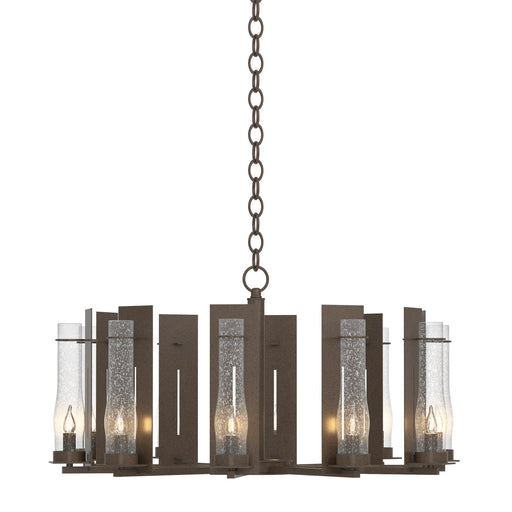 New Town 10-Light 30" Chandelier in Bronze
