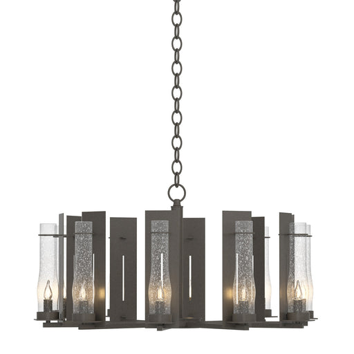 New Town 10-Light 30" Chandelier in Dark Smoke