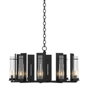 New Town 10-Light 30" Chandelier in Black