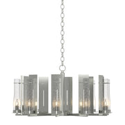 New Town 10-Light 30" Chandelier in Sterling