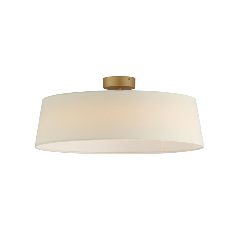 Paramount 21" LED Flush Mount in Natural Aged Brass