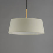 Paramount 16" LED Pendant in Natural Aged Brass