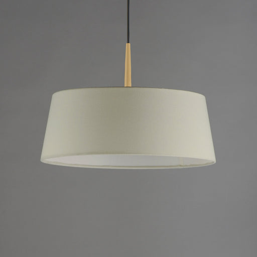 Paramount 16" LED Pendant in Natural Aged Brass