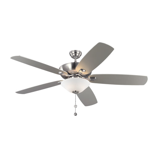 Colony Super Max Plus 60" Ceiling Fan in Brushed Steel