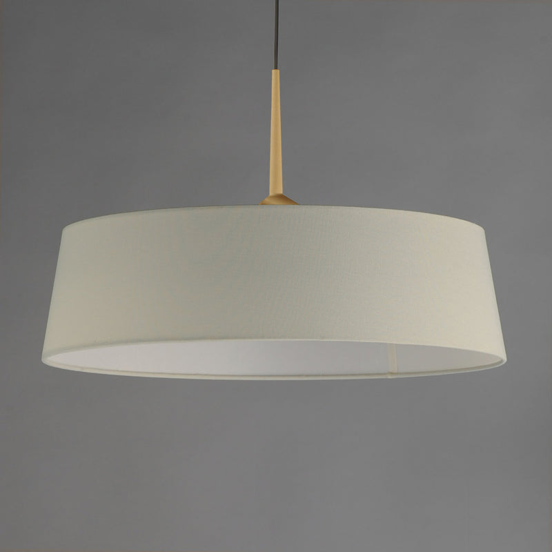 Paramount 21" LED Pendant in Natural Aged Brass
