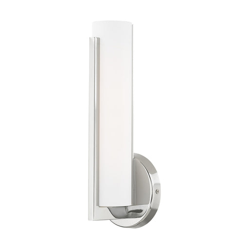 Visby LED ADA Bath Sconce in Polished Chrome