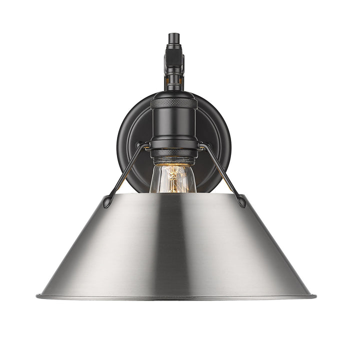 Orwell 1-Light Wall Sconce in Matte Black