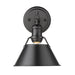 Orwell 1-Light Bath Vanity in Matte Black with Matte Black Shade